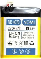 акб nomi nb-4070, аккумулятор Nomi i4070 Iron-M (NB-4070) 2800mAh Li-ion оригинал, батарея nomi nb-4070, nomi i4070 iron-m батарея купить