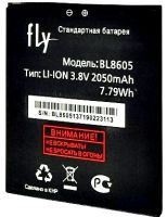 аккумулятор Fly FS502 (BL8605) 2050mAh Li-ion оригинал, акб fly bl8605