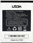 Utok (400Q) 1500mAh Li-ion, оригинал