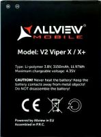 Allview (V2 Viper X) 3150mAh Li-polymer оригинал, акб allview v2 viper x, батарея Allview V2 Viper X, аккумулятор Allview V2 Viper X