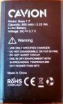 Cavion (Base 1.7) 600mAh Li-ion, оригинал