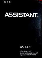 assistant as-4421 unami батарея купить, батарея Assistant AS-4421 Unami, акб assistant as-4421, аккумулятор Assistant Unami (AS-4421) 2000mAh Li-ion оригинал