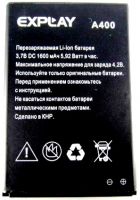 акб Explay A400, аккумулятор Explay (A400) 1600mAh Li-ion оригинал, explay a400 батарея купить, батарея Explay A400
