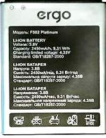 акб ergo f502 platinum, аккумулятор Ergo (F502 Platinum) 2450mAh Li-ion оригинал, ergo f502 platinum батарея купить, батарея Ergo F502 Platinum