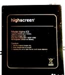 Highscreen (Alpha ICE) 2000mAh Li-polymer, оригинал