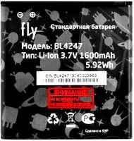 акб fly bl4247, Fly IQ442 (BL4247) 1600mAh li-ion оригинал, fly P104-D76000-010, fly iq442 miracle battery, батарея Fly IQ442 BL4247, аккумулятор Fly IQ442 BL4247