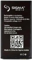 Sigma (X-treme IO68 Bobber) 2500mAh Li-ion оригинал, акб Sigma X-treme IO68 Bobber, аккумулятор Sigma X-treme IO68 Bobber, батарея Sigma X-treme IO68 Bobber, Sigma X-treme IO68 Bobber battery