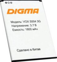 аккумулятор Digma VS5016PG (Vox S504) 1800mAh Li-ion оригинал, акб digma vox s504 3g, батарея digma vox s504, Digma VS5016PG батарея купить