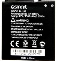 аккумулятор Gsmart GS202 (BL-148) 1500mAh Li-ion оригинал, акб gsmart bl-148, gsmart bl-148 батарея купить, батарея Gsmart GS202