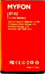 Myfon K2 (BT-K2) 1000mAh Li-ion, оригинал