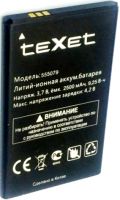 аккумулятор TeXeT TM-5204 (555079) 2500mAh Li-ion оригинал, акб texet tm-5204, батарея TeXeT TM-5204, texet tm-5204 батарея купить