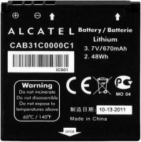 Alcatel OT 606 (CAB31C0000C1) 670mAh Li-ion, alcatel cab31c0000c1