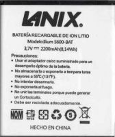 аккумулятор Lanix Ilium (S600-BAT) 2200mAh Li-ion оригинал, акб lanix s600-bat, батарея Lanix Ilium S600, lanix s600-bat батарея купить