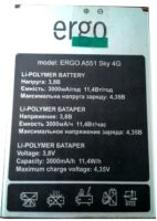 акб ergo sky a551, аккумулятор Ergo (Sky A551) 3000mAh Li-Polymer оригинал, ergo sky a551 батарея купить, батарея Ergo Sky A551 4G