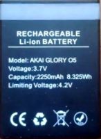 Akai (Glory 05) 2250mAh Li-ion оригинал, акб Akai Glory 05, батарея Akai Glory 05, аккумулятор Akai Glory 05, battery Akai Glory 05