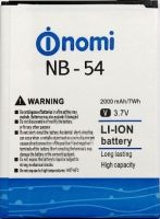 аккумулятор Nomi i504 Dream (NB-54) 2000mAh Li-ion оригинал, акб nomi nb-54, батарея nomi nb-54, nomi i504 dream батарея купить