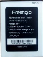Prestigio 5523 Muze H5 LTE (PSP5523) 2500mAh Li-ion оригинал, акб Prestigio PSP5523, батарея Prestigio PSP5523, аккумулятор Prestigio PSP5523, battery Prestigio 5523 Muze H5, Prestigio 5523 Muze H5 батарея купить