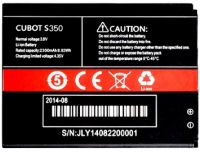 акб cubot s350, аккумулятор Cubot (S350) 2350mAh Li-ion оригинал, cubot s350 батарея купить, батарея cubot s350