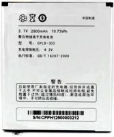 аккумулятор Coolpad 9070 (CPLD-303) 2900mAh Li-polymer оригинал, акб coolpad cpld-303, coolpad cpld-303 батарея купить, батарея Coolpad 9070-XO