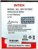 аккумулятор Intex Aqua Style (BR1875BC) 1800mAh Li-ion оригинал, акб intex br1875bc, батарея Intex Aqua Style Pro, intex br1875bc батарея купить