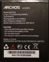 archos ac55pl батарея купить, батарея ARCHOS AC55PL Platinum, акб archos bsf03a, аккумулятор Archos AC55 Platinum (BSF03A) 2400mAh Li-ion оригинал