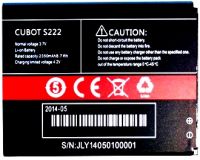 акб cubot s222, аккумулятор Cubot (S222) 2350mAh Li-ion оригинал, батарея cubot s222, cubot s222 батарея купить