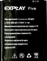 акб Explay Five, аккумулятор Explay (Five) 2000mAh Li-polymer оригинал, explay five батарея купить, батарея Explay Five