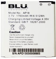акб blu ap18, аккумулятор Blu TANK (AP18) 1760mAh Li-ion оригинал, blu ap18 батарея купить, батарея blu tank ap18