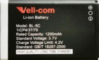 Vell-com (Ultra M2) 1050mAh Li-ion оригинал, акб Vell-com Ultra M2 Full, батарея Vell-com VE-1209, аккумулятор Vell-com 3310, battery Vell-com M2, Vell-com M-5021 батарея купить