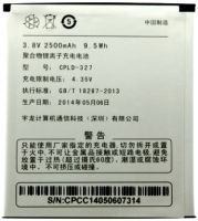аккумулятор Coolpad 7620 (CPLD-327) 2500mAh Li-polymer оригинал, акб coolpad cpld-327, coolpad cpld-327 батарея купить, батарея Coolpad 7620L