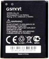 аккумулятор GSmart (Aku A1) 2000mAh Li-ion оригинал, акб GSmart aku a1, батарея gsmart aku a1, gigabyte gsmart aku a1 батарея купить