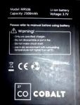 Cobalt SM6 (MR506) 2500mAh Li-ion, оригинал
