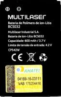 Multilaser PR070 (BCS032) 600mAh Li-polymer оригинал, акб Multilaser PR067, аккумулятор Multilaser P9032 BCS032, батарея Multilaser P9033 BCS032, battery Multilaser PR067 P9017