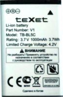 Texet TM-B110 (TB-BL5C) 1000mAh Li-ion оригинал, акб Texet TM-B100, батарея Texet TM-B200, аккумулятор Texet TM-B112, Texet TM-B110 батарея купить, battery Texet TM-B113, Texet TM-D419 аккумулятор, Texet TM-D419 батарея